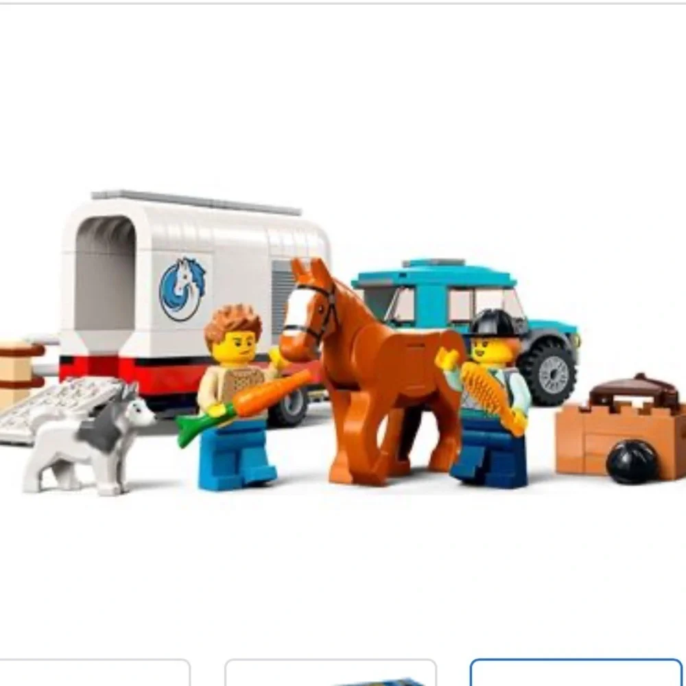 Lego city horse transporter set 60327 new in sealed box 196 pieces